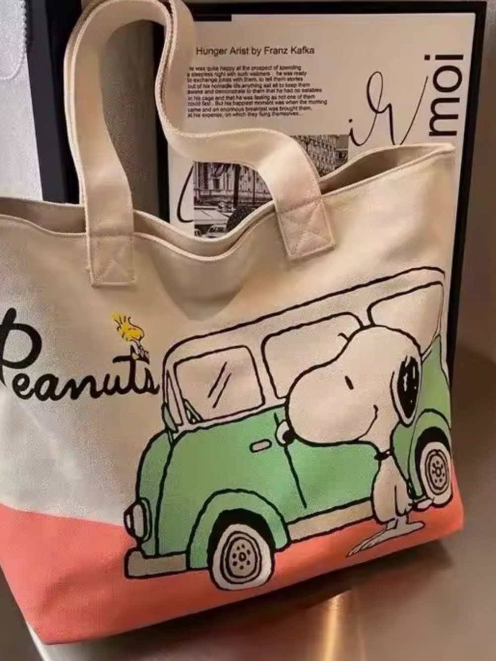Peanuts Snoopy Canvas Tote Bag